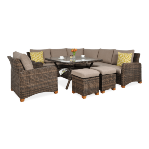 TOLEDO DINING NAROŻNIK BROWN