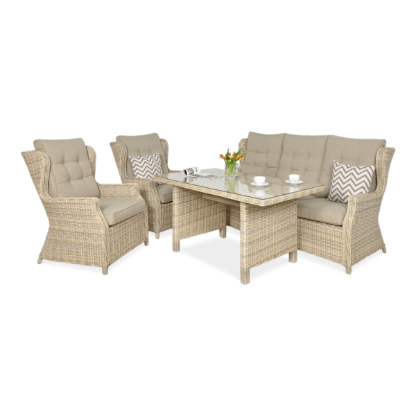 TRIVENTO III DINING ZESTAW BEIGE