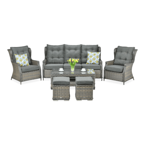 TRIVENTO III ZESTAW+PUFY MELANGE