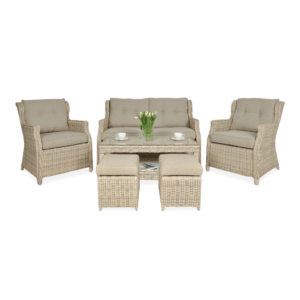 TRIVENTO II ZESTAW+PUFY BEIGE