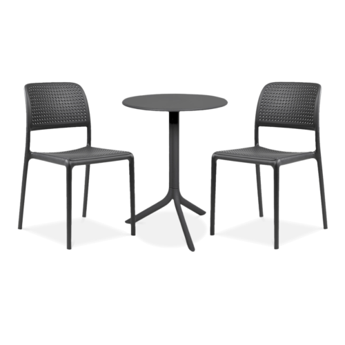 BORA BISTROT/SPRITZ 2+1 ZESTAW ANTRACITE