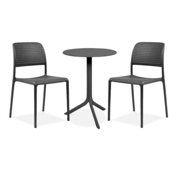 BORA BISTROT/SPRITZ 2+1 ZESTAW ANTRACITE