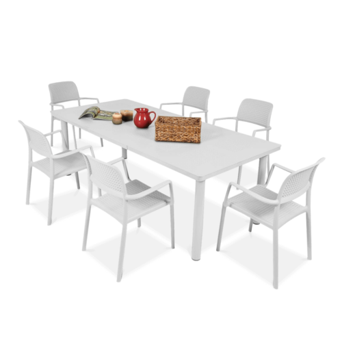 BORA/LIBECCIO 6+1 ZESTAW BIANCO