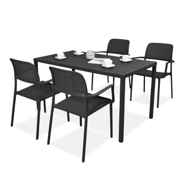 BORA/CUBE 140 4+1 ZESTAW ANTRACITE