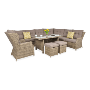 TRIVENTO DINING NAROŻNIK BROWN