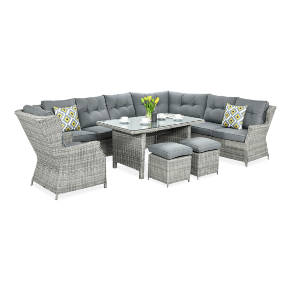 TRIVENTO DINING NAROŻNIK STONE GREY