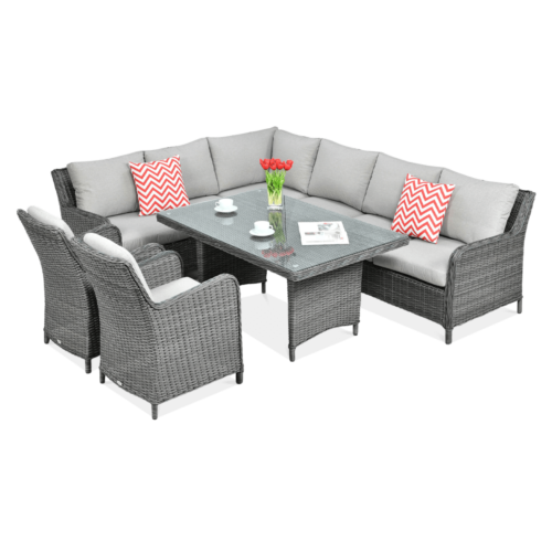 MARYLAND DINING NAROŻNIK DARK GREY