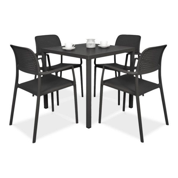 BORA/CUBE 80 4+1 ZESTAW ANTRACITE