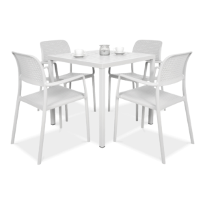 BORA/CUBE 80 4+1 ZESTAW BIANCO