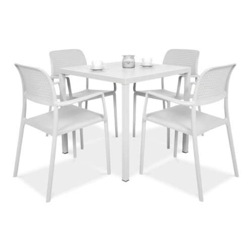 BORA/CUBE 80 4+1 ZESTAW BIANCO