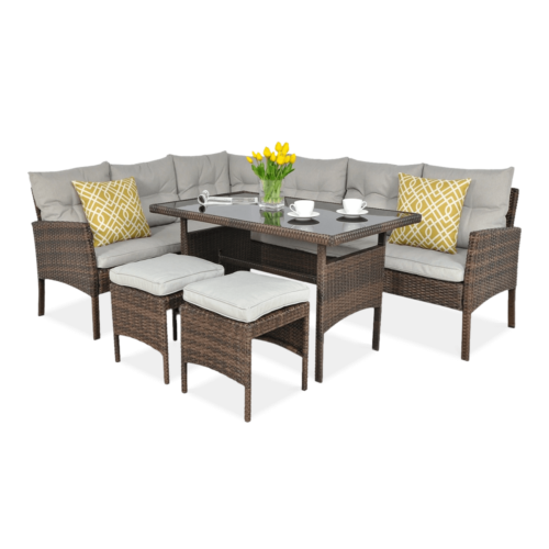 CORTINA NAROŻNIK BROWN