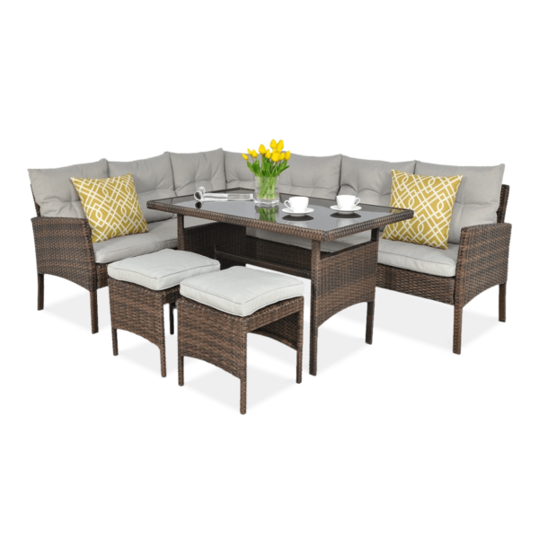 CORTINA NAROŻNIK BROWN