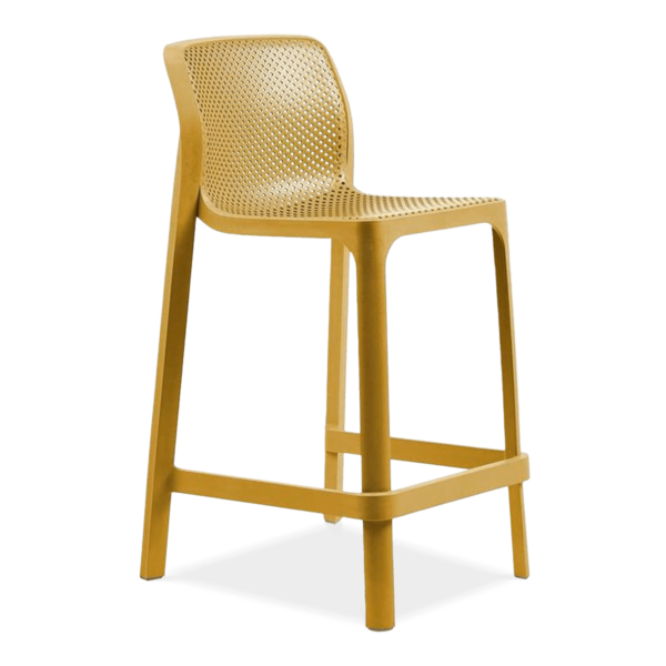 NET STOOL MINI HOKER SENAPE
