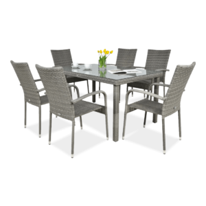 FIESTA/VENECJA 6+1 ZESTAW DOLPHIN GREY