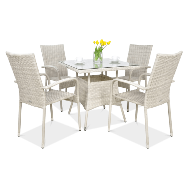 FIESTA/LUGO 4+1 ZESTAW WHITE