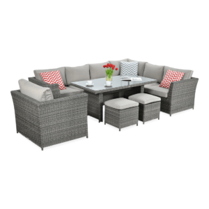 MONIZ DINING PLUS NAROŻNIK DARK GREY