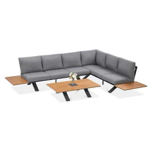 SORRENTO WOOD NAROŻNIK GRAPHITE