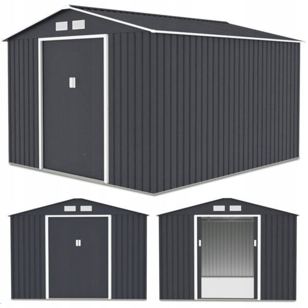 HUDSON 9x6 DOMEK METALOWY COLD GREY