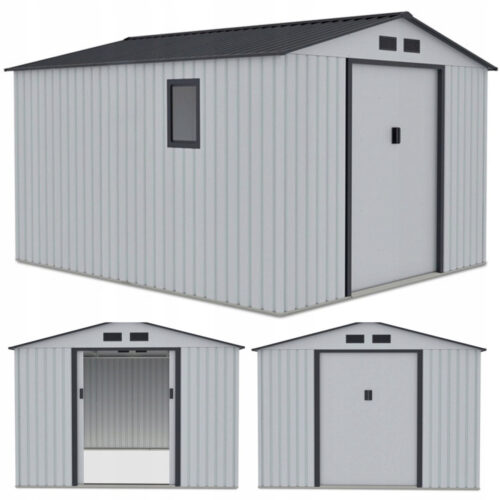 HUDSON 9x10 DOMEK METALOWY LIGHT GREY