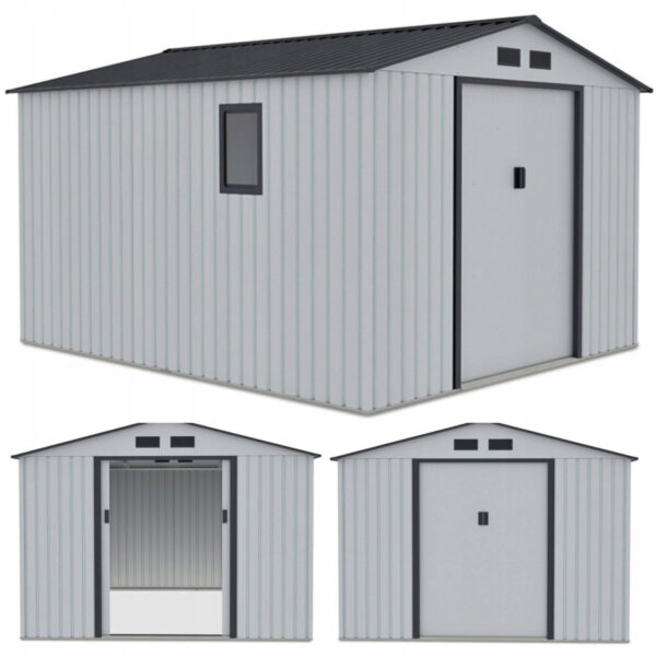 HUDSON 9x10 DOMEK METALOWY LIGHT GREY