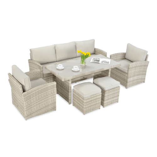 BORNEO ZESTAW+PUFY BEIGE