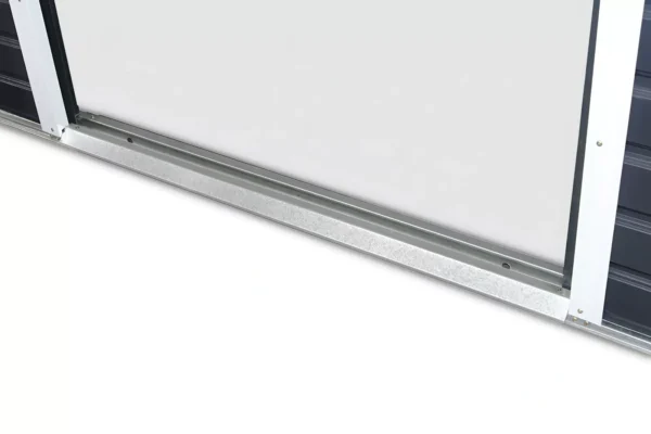 003395_8_d270 Domek metalowy ogrodowy Hardmaister Montreal 277 × 259 cm Cold Grey