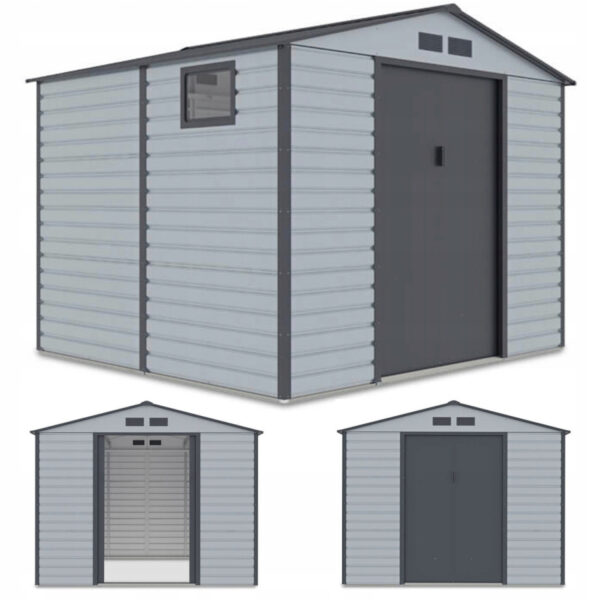 MONTREAL 9x8 DOMEK METALOWY LIGHT GREY