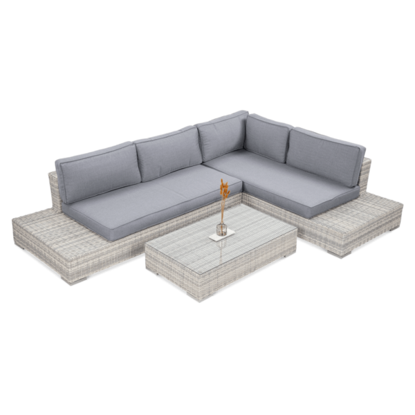 VERONA BASIC NAROŻNIK WHITE GREY