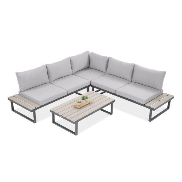 EMERSON NAROŻNIK LIGHT GREY