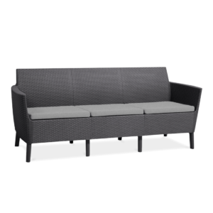 SALEMO 3 SEATER SOFA GRAPHITE