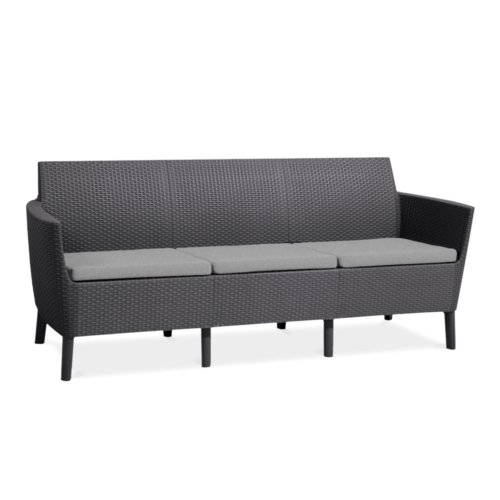 SALEMO 3 SEATER SOFA GRAPHITE