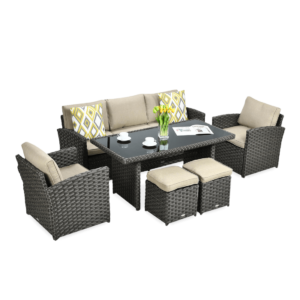 BORNEO ZESTAW+PUFY BROWN