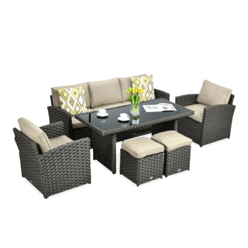 BORNEO ZESTAW+PUFY BROWN