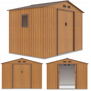 HUDSON 9x6 DOMEK METALOWY OAK/BROWN