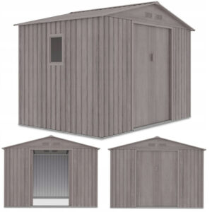 HUDSON 9x6 DOMEK METALOWY LIGHT WOOD