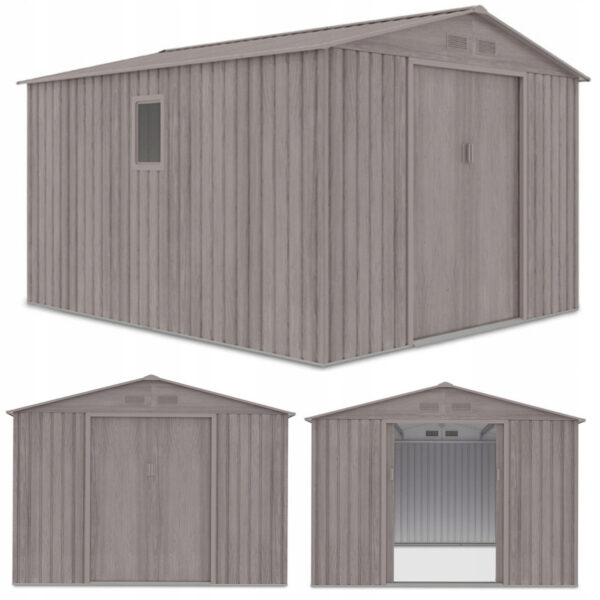 HUDSON 9x10 DOMEK METALOWY LIGHT WOOD