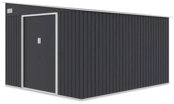 004024_5_ea65 Domek metalowy ogrodowy Hardmaister Jasper 279 × 321 cm Cold Grey