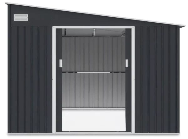 004024_7_3e1a Domek metalowy ogrodowy Hardmaister Jasper 279 × 321 cm Cold Grey