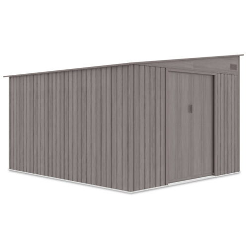 Domek metalowy ogrodowy Hardmaister Jasper 279 × 321 cm Light Wood