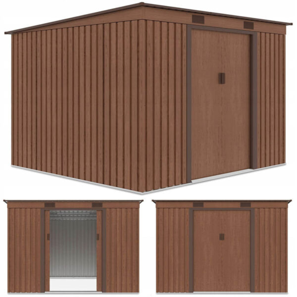 OREGON 9x8 DOMEK METALOWY WALNUT