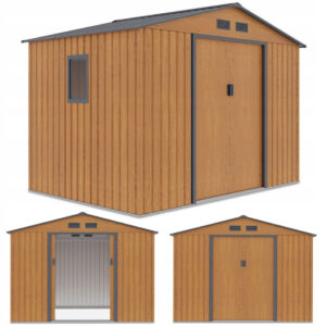 HUDSON 9x6 DOMEK METALOWY OAK/GREY