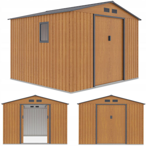 HUDSON 9x8 DOMEK METALOWY OAK/GREY