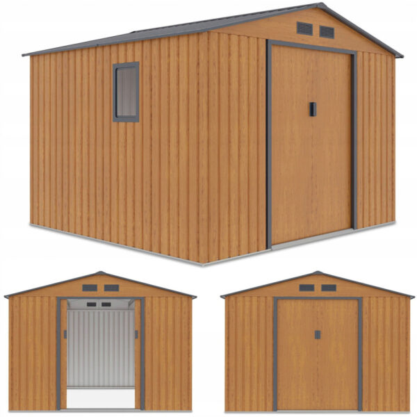 HUDSON 9x8 DOMEK METALOWY OAK/GREY