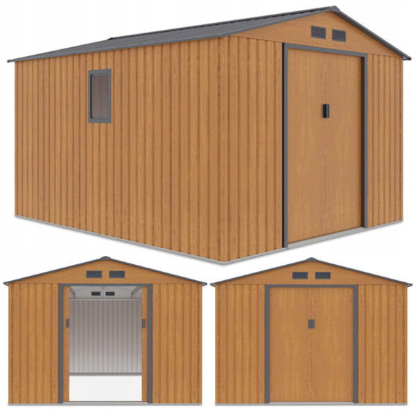 HUDSON 9x10 DOMEK METALOWY OAK/GREY