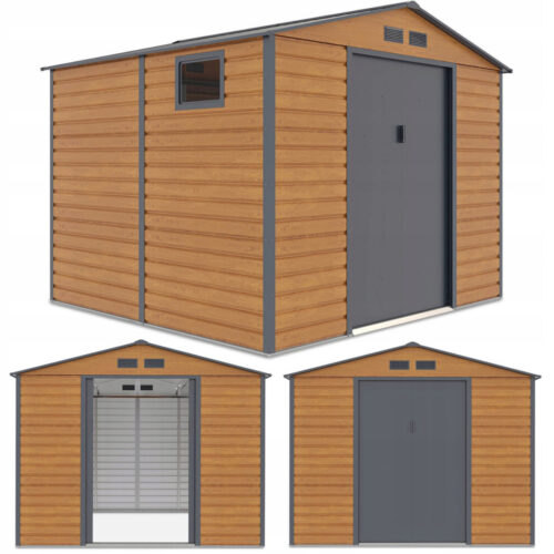 MONTREAL 9x8 DOMEK METALOWY OAK/GREY