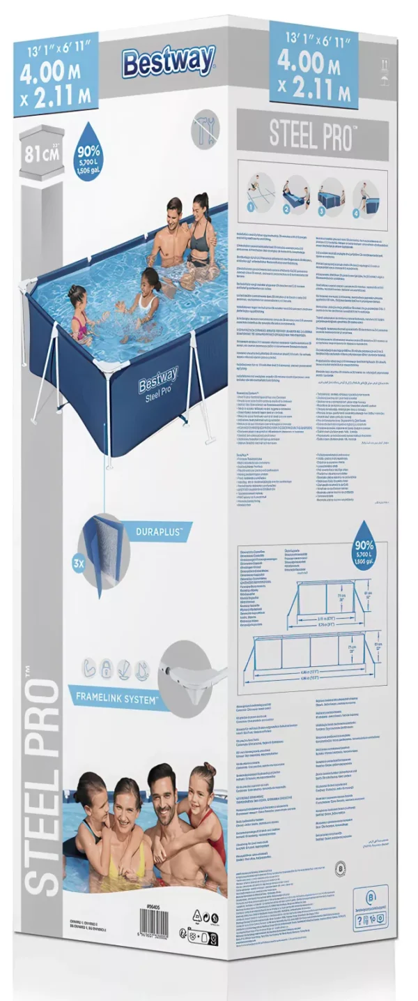 004258_2_65c0 Basen stelażowy Bestway Steel Pro 400 × 211 × 81 cm