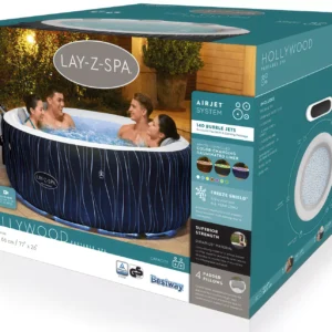 004342_6_c8ea Jacuzzi ogrodowe Bestway Hollywood AirJet LED 4–6 osób 196 × 66 cm