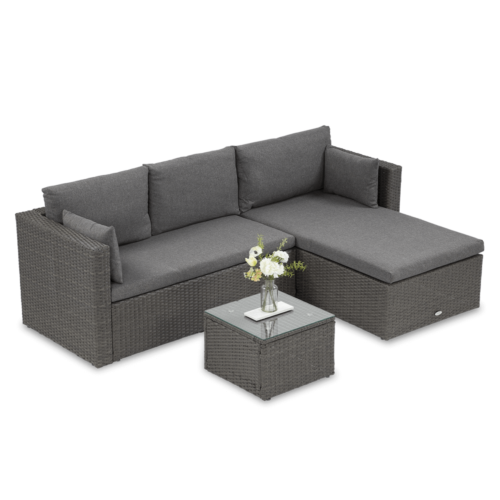 LIZBONA NAROŻNIK GRAPHITE