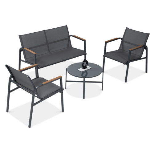 MANGO CAFFE ZESTAW DARK GREY