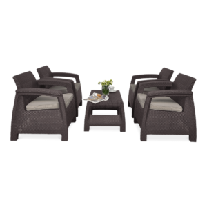 CORFU QUATTRO ZESTAW BROWN